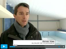 VÍDEO: Acaben les obres de la piscina coberta de Vilafranca