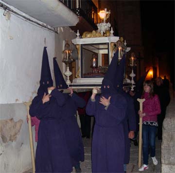 'L'Olivo' i el 'Nassareno' es quedaven a l'església de Vilafranca per falta de peanyers