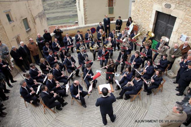 Vilafranca celebra la Pasqua amb la processó de la Trobada