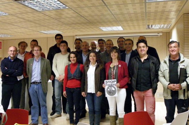 Rhamsés Ripollés i Ernest Blanch participen de la reunió de la Plataforma Anti-Fracking Comarques de Castelló