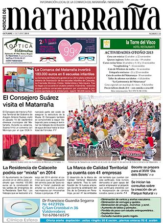 El Dia de la Comarca i la visita de Suárez, a la portada d'octubre