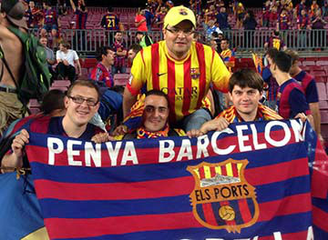 La penya Barcelonista dels Ports, a la final de Copa entre Athletic i Barça