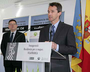 El president de la Generalitat inaugura la residència de la Tercera Edat de Vilafranca