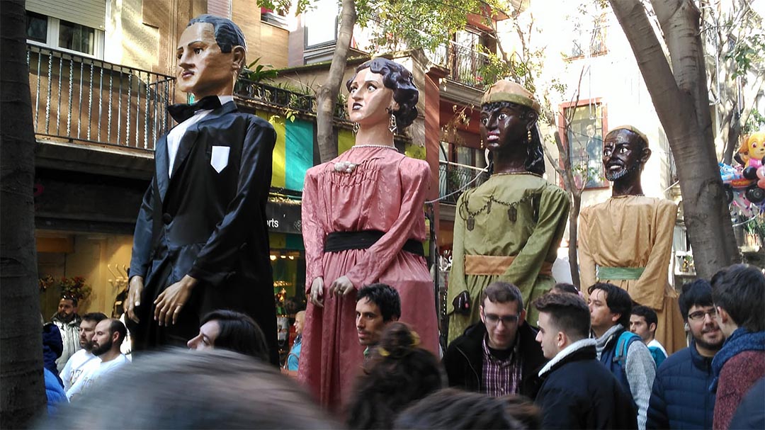 Els Gegants de Morella viatgen a Barcelona, amb Rosella ja restaurada